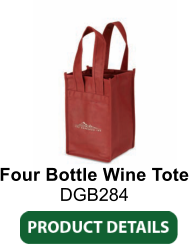 Four Bottle Wine Tote DGB284